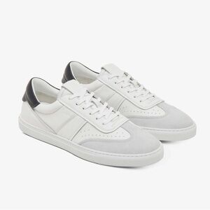 Greats The Charlie - White/White Soft Leather Sneaker 'Made in Italy' Size 10.5